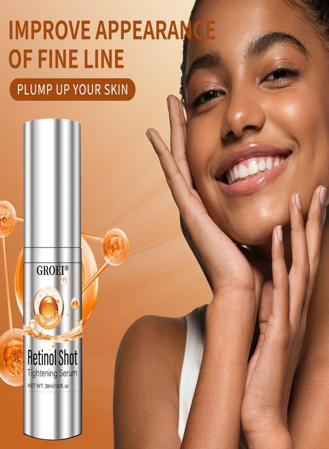 GROEI Retinol Shot Tightening Serum, Minimizes Pores & Fine Lines Overnight, Retinol Shot Tightening Booster，For All Skin Types，30ml - Image 4